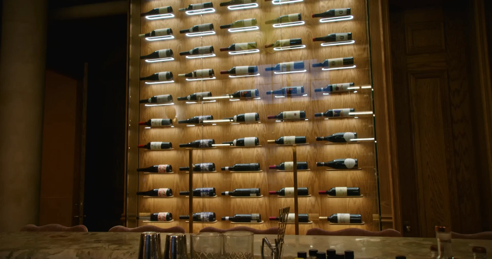 Still from the film on how the Uva smart cellar works